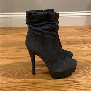 Aldo Grey Ankle Booties